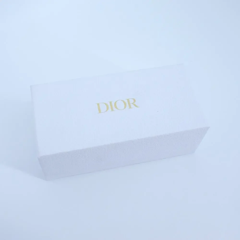 DIOR Sunglasses Box Paper White Textured 2.75